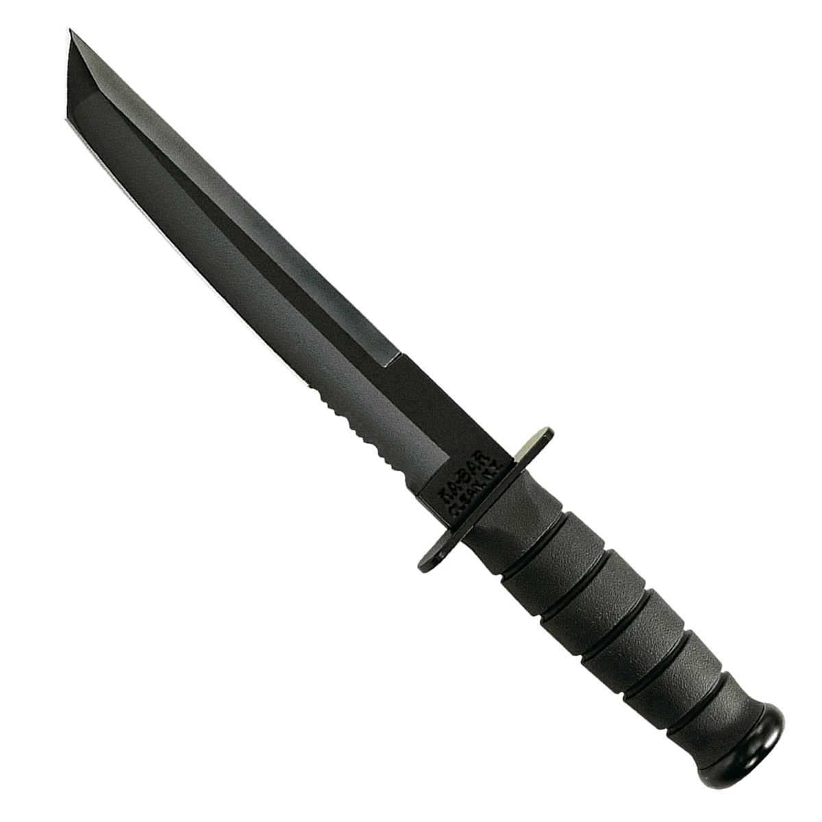 KA-BAR Tanto Half-Serrated Knife